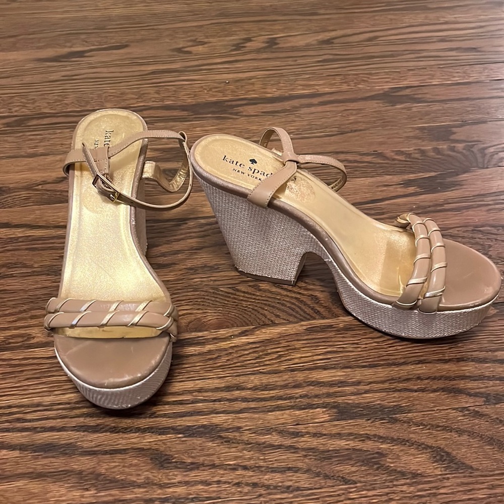 Kate Spade Whimsical Yet Practical Platform Heeled Shoe